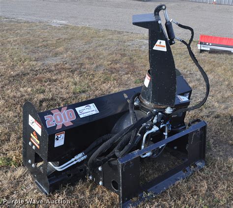 eskrine 2010 skid steer snow blower|hydraulic snow blower for skid steer.